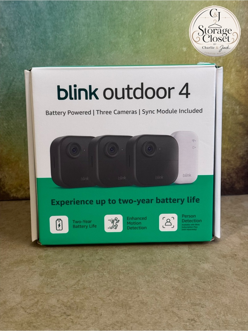 Blink Outdoor 4 Camera System With Sync Module Core
